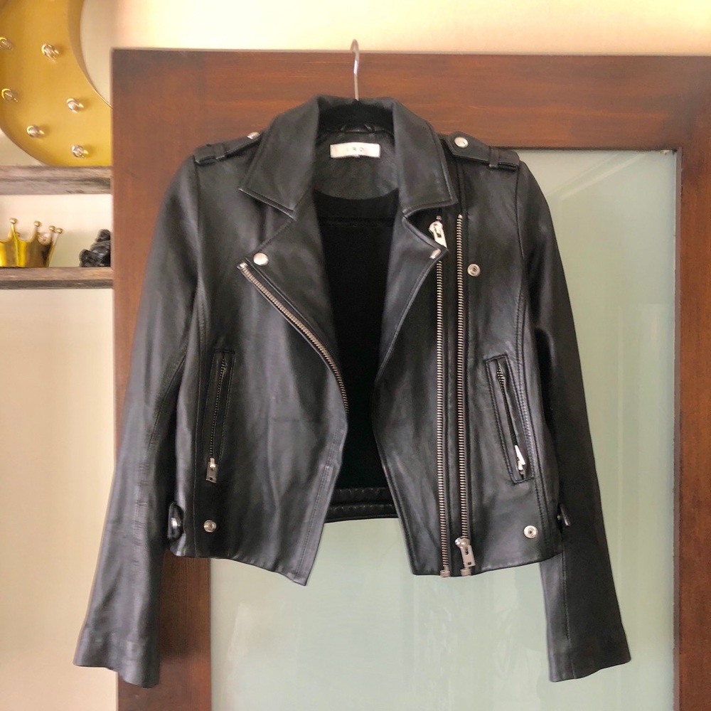 Iro Black Leather Jacket
